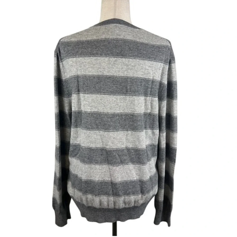 Banana Republic Luxury‎ Cashmere Blend Striped Sweater Men's Size Large